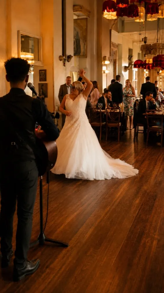 Jemma Rowcliffe wedding performance moment